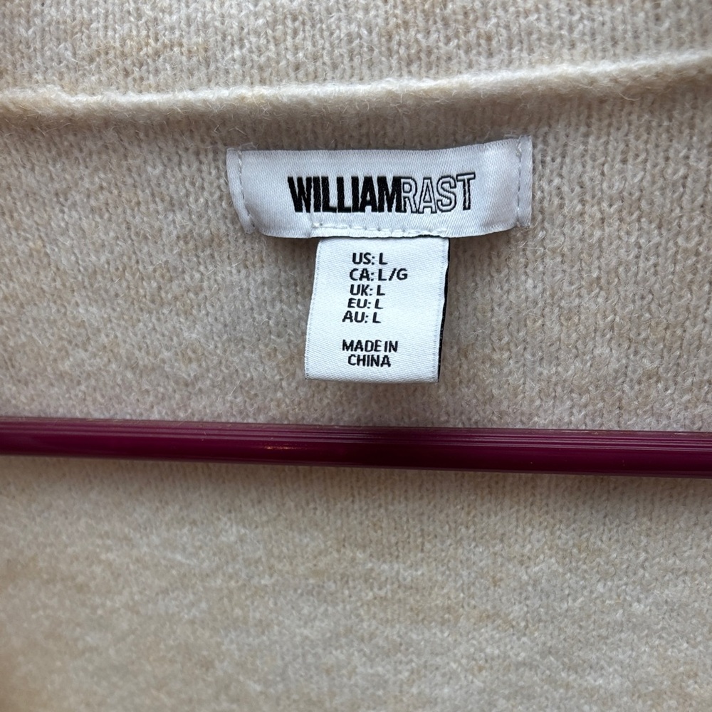 William Rast Ivory Open Front Jacket - Picture 3 of 4